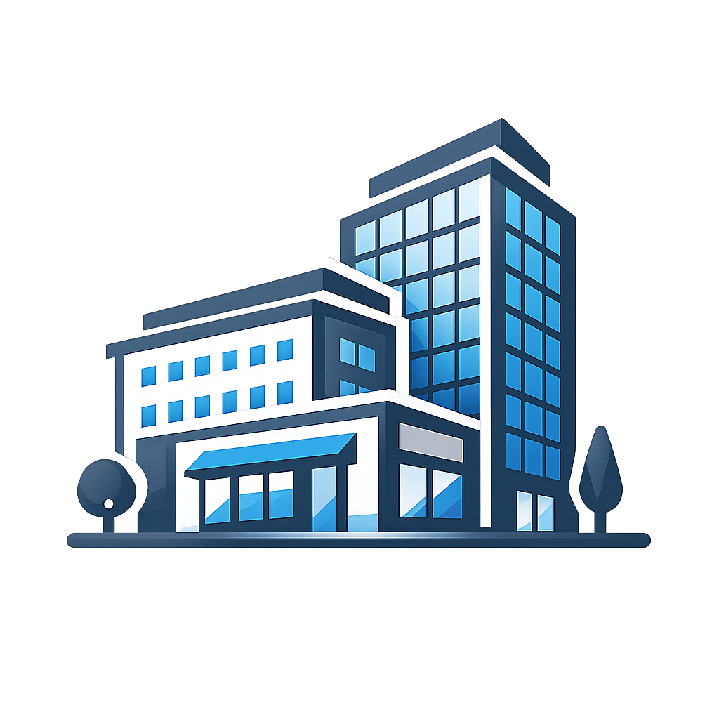 Commercial building icon